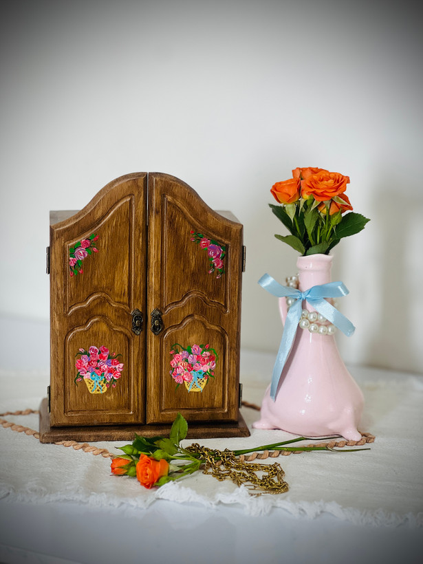 کمد اکسسوری و لوازم آرایش از چوب ام دی اف سایز ۲۵/۱۸