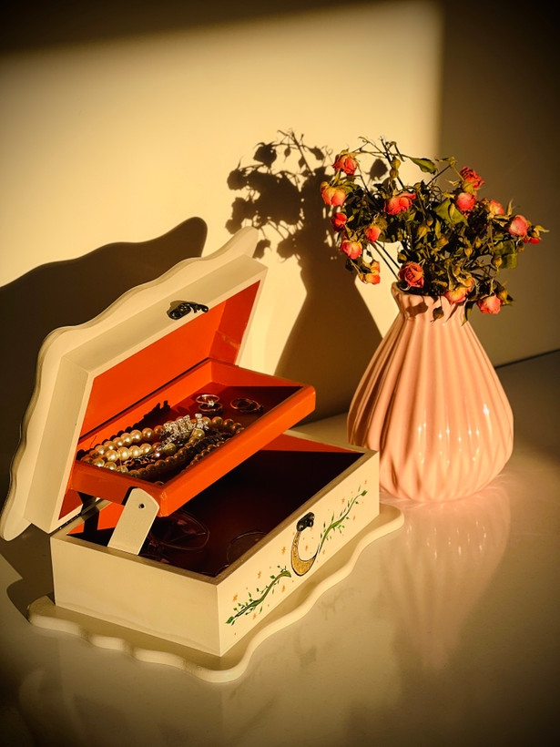 استند دو طبقه استند اکسسوری از چوب ام دی اف سایز ۲۷/۱۰